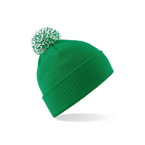 Berretto Snowstar Beanie kelly green/white - personalizzabile con logo