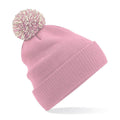 Berretto Snowstar Beanie rosa - personalizzabile con logo