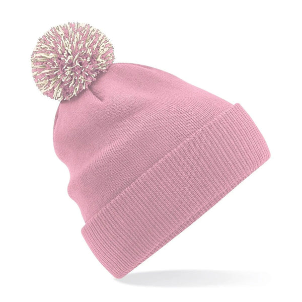 Berretto Snowstar Beanie rosa - personalizzabile con logo