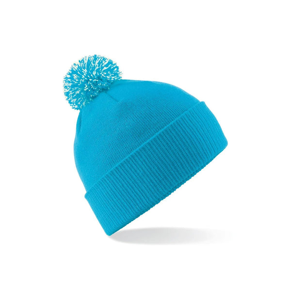 Berretto Snowstar Beanie surf blue/off white - personalizzabile con logo
