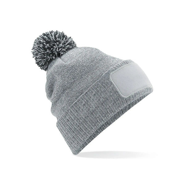 Berretto Snowstar Printers Beanie heather grey/black - personalizzabile con logo
