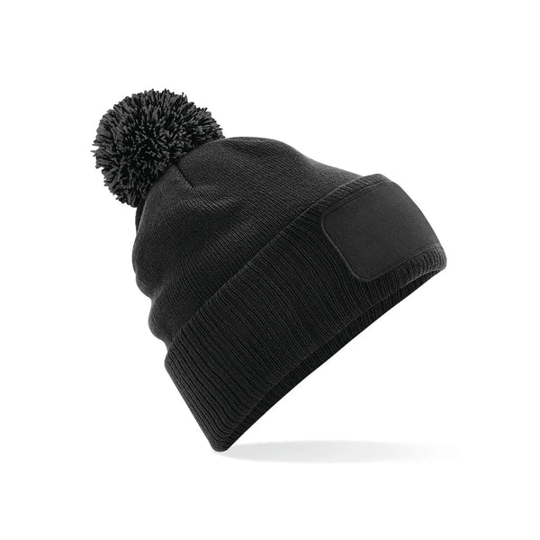 Berretto Snowstar Printers Beanie nero - personalizzabile con logo