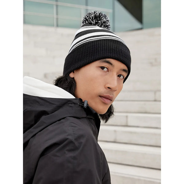 Berretto Striped Fan Beanie - personalizzabile con logo