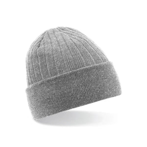 Berretto Thinsulate Beanie heather grey - personalizzabile con logo