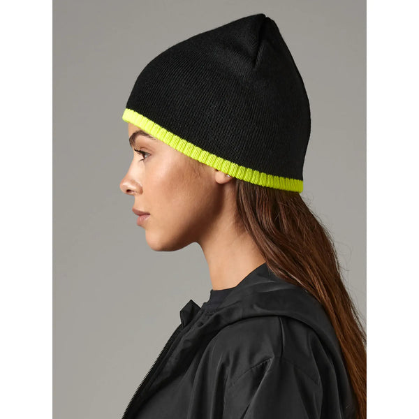 Berretto Two-Tone Pull-On Beanie - personalizzabile con logo