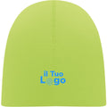 Berretto unisex verde in cotone - personalizzabile con logo