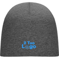 Berretto unisex grigio scuro in cotone - personalizzabile con logo