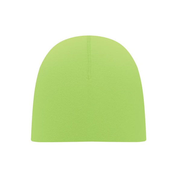 Berretto unisex in cotone verde calce - personalizzabile con logo