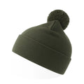 Berretto Wind-S With Pompom verde - personalizzabile con logo