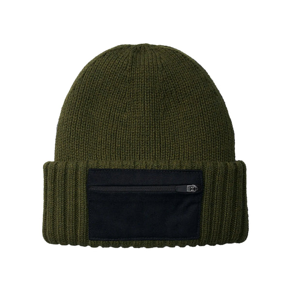 Berretto Zip Patch Beanie - personalizzabile con logo