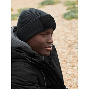 Berretto Zip Patch Beanie - personalizzabile con logo