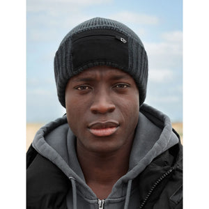 Berretto Zip Patch Beanie - personalizzabile con logo