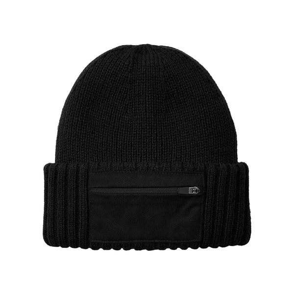Berretto Zip Patch Beanie - personalizzabile con logo