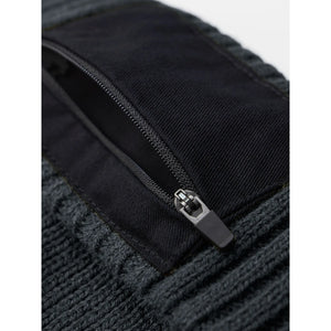 Berretto Zip Patch Beanie - personalizzabile con logo