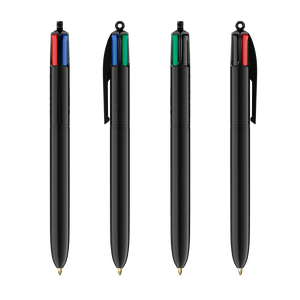 BIC® 4 Colori personalizzata Nero - personalizzabile con logo