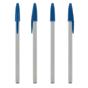 BIC® classica personalizzata Bianco / Blu / Inchiostro Blu - personalizzabile con logo