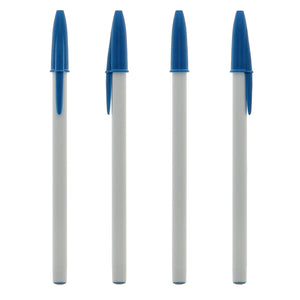 BIC® classica personalizzata Bianco / Blu / Inchiostro Nero - personalizzabile con logo