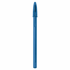 BIC® classica personalizzata Blu scuro trasparente / Blu scuro trasparente / Inchiostro Blu - personalizzabile con logo