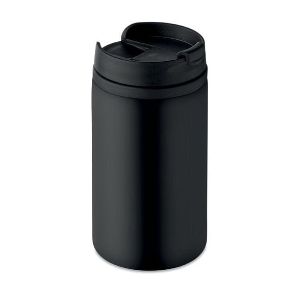 Bicchiere 250ml Nero - personalizzabile con logo