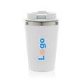 Bicchiere a doppia parete Java in RCS 350ML bianco - personalizzabile con logo