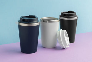 Bicchiere a doppia parete Java in RCS 350ML - personalizzabile con logo