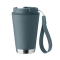 Bicchiere a doppio strato. 300 ml. blu navy - personalizzabile con logo