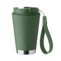 Bicchiere a doppio strato. 300 ml. verde - personalizzabile con logo