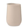 Bicchiere a doppio strato in PP beige - personalizzabile con logo