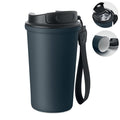 Bicchiere acciaio riciclato blu navy - personalizzabile con logo