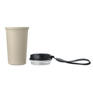 Bicchiere acciaio riciclato - personalizzabile con logo