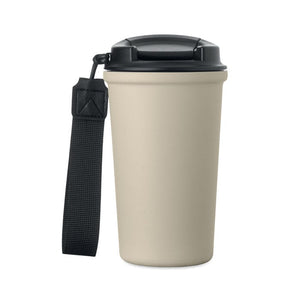 Bicchiere acciaio riciclato - personalizzabile con logo