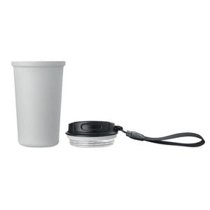 Bicchiere acciaio riciclato - personalizzabile con logo