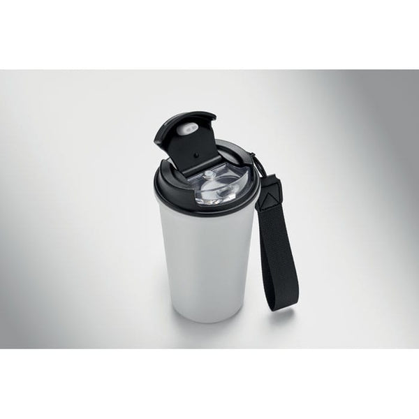 Bicchiere acciaio riciclato - personalizzabile con logo