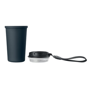 Bicchiere acciaio riciclato - personalizzabile con logo