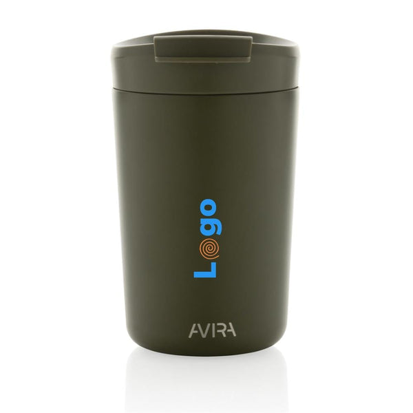 Bicchiere Avira Alya in acciaio riciclato RCS 300ML - personalizzabile con logo