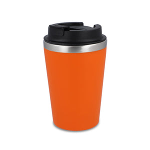 Bicchiere da asporto per  caffè 350ml Arancione - personalizzabile con logo