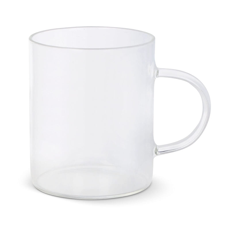Bicchiere da caffè con manico Vardez 180 ml Trasparente - personalizzabile con logo