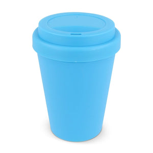 Bicchiere da caffè RPP Colori solidi 250ml azzurro - personalizzabile con logo