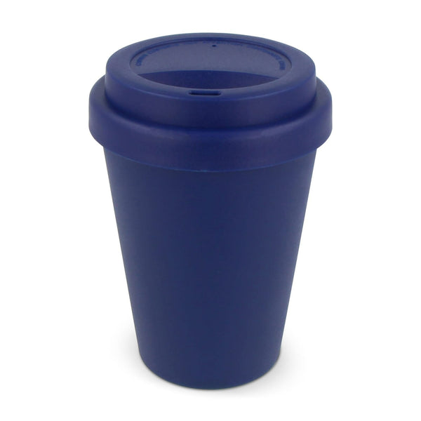 Bicchiere da caffè RPP Colori solidi 250ml blu navy - personalizzabile con logo