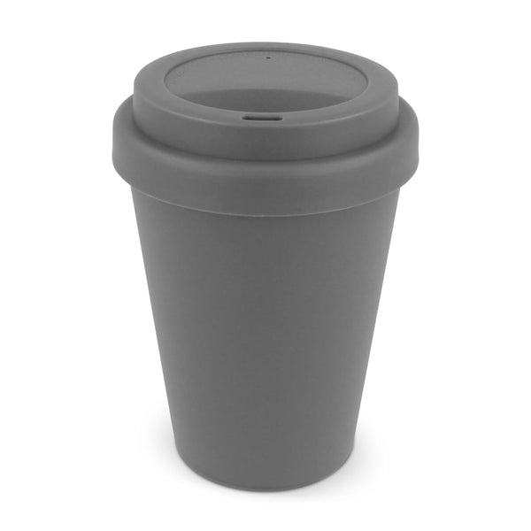 Bicchiere da caffè RPP Colori solidi 250ml Grigio - personalizzabile con logo