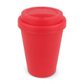 Bicchiere da caffè RPP Colori solidi 250ml Rosso - personalizzabile con logo