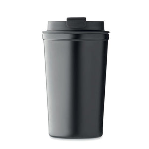 Bicchiere doppio strato 350 ml Nero - personalizzabile con logo