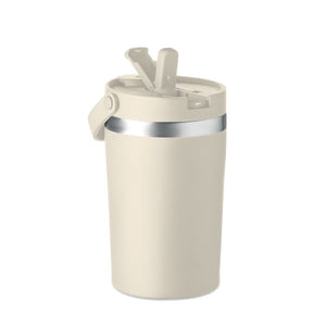 Bicchiere doppio strato 350 ml RE-INOX - personalizzabile con logo