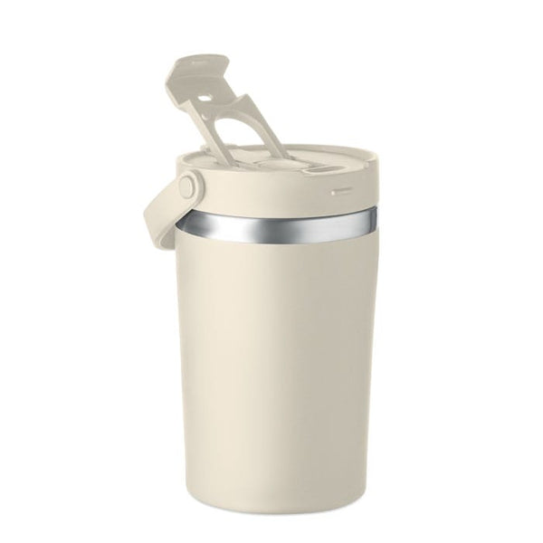 Bicchiere doppio strato 350 ml RE-INOX - personalizzabile con logo