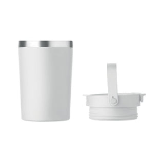 Bicchiere doppio strato 350 ml RE-INOX - personalizzabile con logo