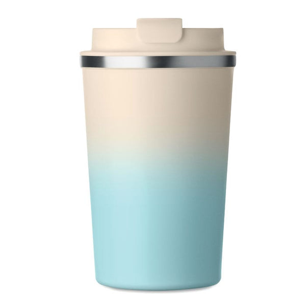 Bicchiere doppio strato 350 ml Recycled - personalizzabile con logo