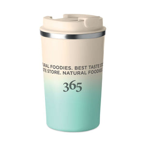Bicchiere doppio strato 350 ml Recycled - personalizzabile con logo
