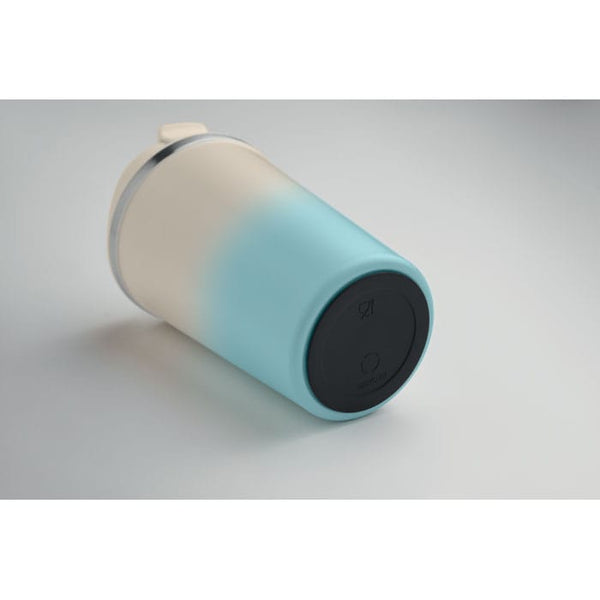 Bicchiere doppio strato 350 ml Recycled - personalizzabile con logo