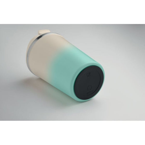 Bicchiere doppio strato 350 ml Recycled - personalizzabile con logo