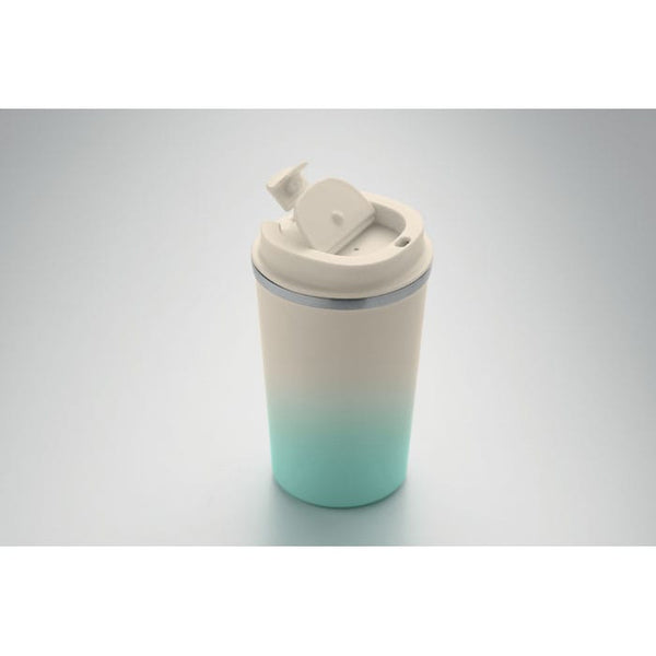 Bicchiere doppio strato 350 ml Recycled - personalizzabile con logo